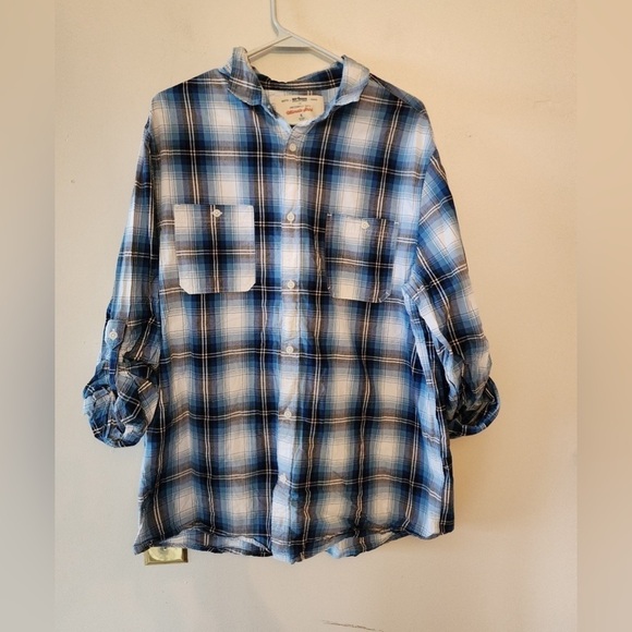 Urban pipeline plaid button down shirt Size mens xl - Picture 1 of 3